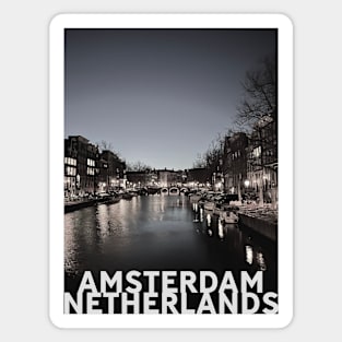 Amsterdam Netherlands Canals Travel Magnet